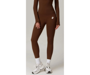 Silk High Waist Leggings Cafe