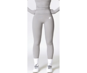 Silk High Waist Leggings Gris