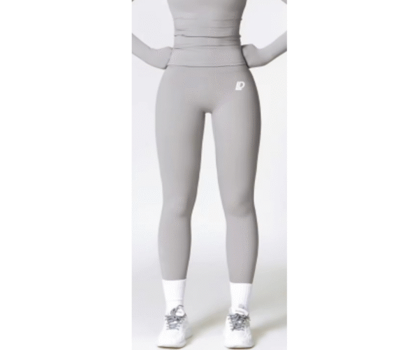 Silk High Waist Leggings Gris