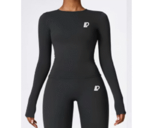 Silk Long Sleeve T-Shirt Negra