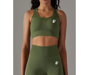 Active Stretch Top Verde Militar