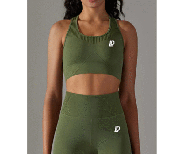 Active Stretch Top Verde Militar