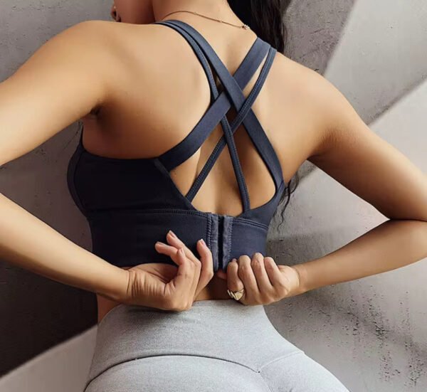 Crossover Top Ajustable Azul Marino