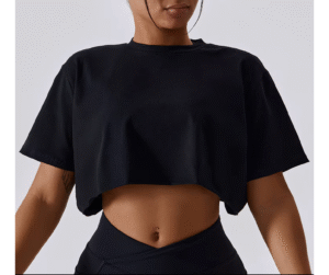 Summer Crop Top Negro