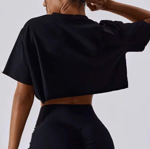 Summer Crop Top Negro